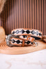 Wild West Checkered Leather Purse Strap - Whiskey Skies - COUNTRYSIDE CO.