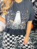 Wildflower Ghost Short Sleeve Graphic Tee - Whiskey Skies - GLAIME