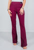 Wine Magic High Waist Kick Flares - Whiskey Skies - DEAR SCARLETT