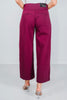 Wine Magic Wide Cropped Pants - Whiskey Skies - DEAR SCARLETT