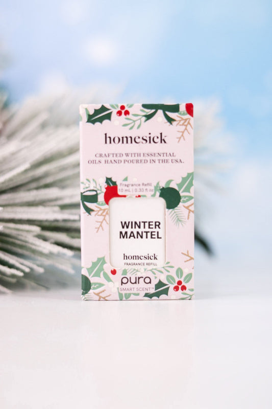 Winter Mantel Home Fragrance Refill By Homesick - Whiskey Skies - PURA