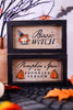 Witch/Spice Reversible Wooden Frame Sign - Whiskey Skies - ADAMS & CO