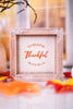 Witchy/Thankful Reversible Wood Frame Sign - Whiskey Skies - ADAMS & CO
