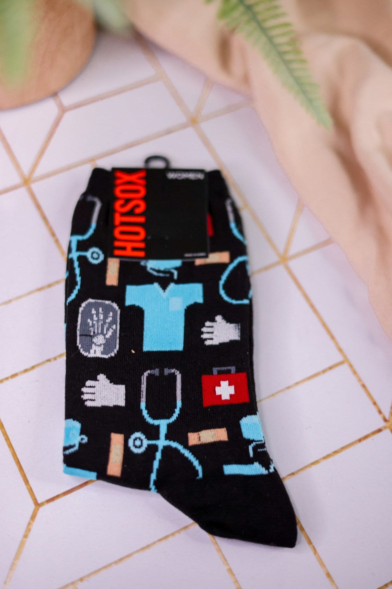 Women's Nurse/Doctor Socks - Whiskey Skies - RENFRO SOCKS