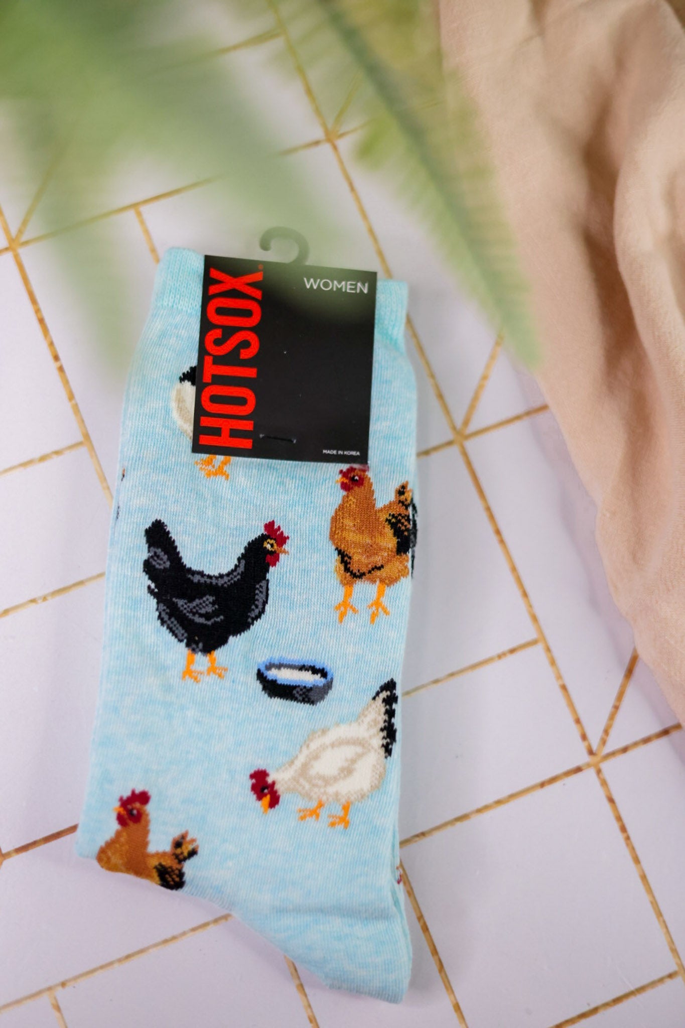 Women's Rooster Socks - Whiskey Skies - RENFRO SOCKS