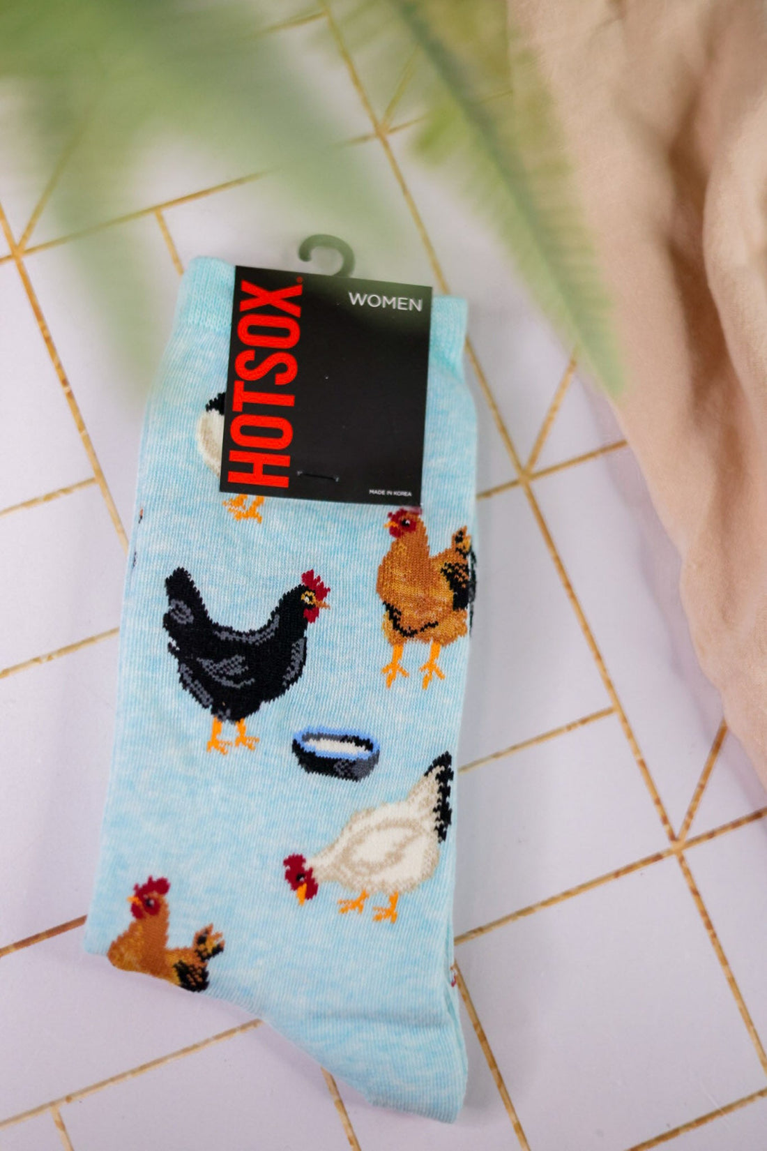 Women's Rooster Socks - Whiskey Skies - RENFRO SOCKS