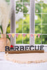 Wood BBQ Wood Banner Stand (3 Styles) - Whiskey Skies - SPECIAL T IMPORTS INC