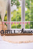 Wood BBQ Wood Banner Stand (3 Styles) - Whiskey Skies - SPECIAL T IMPORTS INC