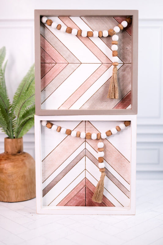 Wood Box Wall Decor (2 Colors) - Whiskey Skies - YOUNG'S INC