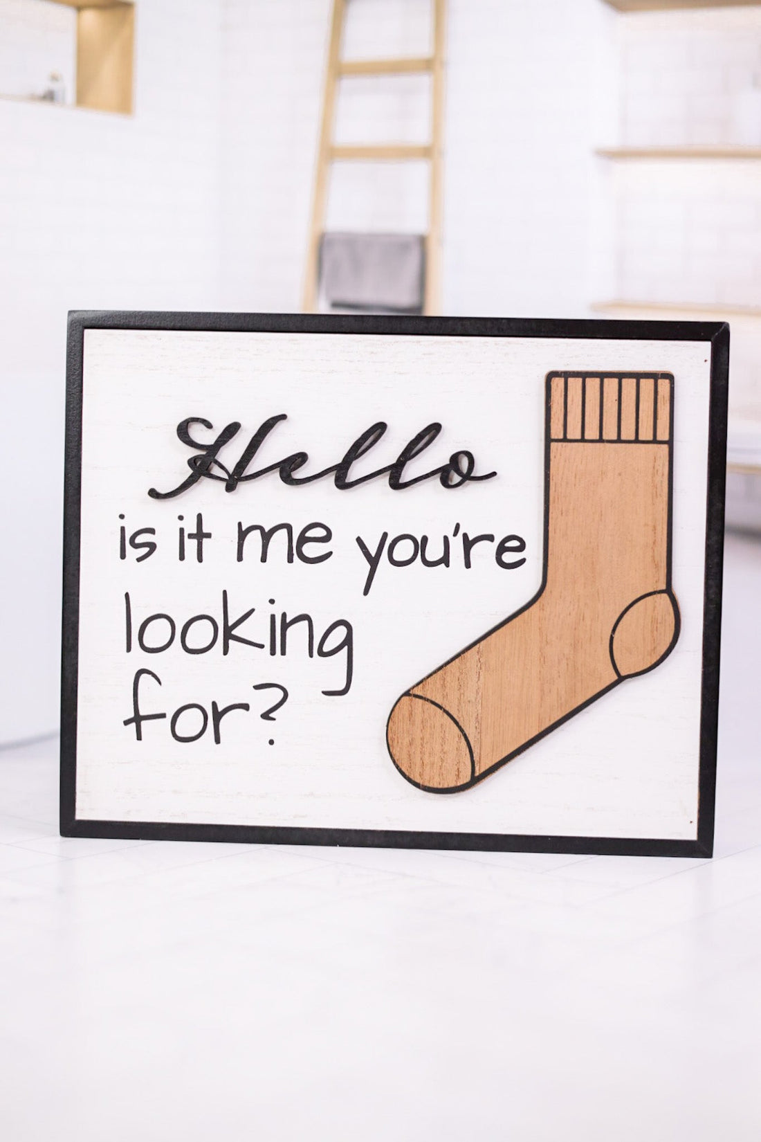 Wood Framed Laundry Box Sign (4 Styles) - Whiskey Skies - YOUNG'S INC