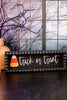 Wood Halloween Signs (2 Styles) - Whiskey Skies - K&K INTERIORS