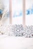 Wood Tabletop Snowflakes (4 Styles) - Whiskey Skies - YOUNG'S INC