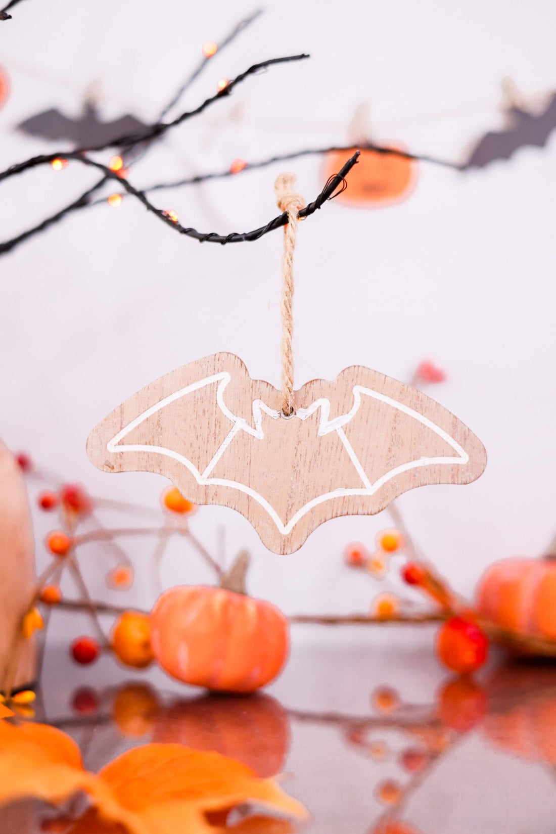 Wooden Bat Ornament - Whiskey Skies - ADAMS & CO