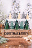 Wooden "Cut Your Own Christmas Tree" Sign - Whiskey Skies - GERSON COMPANIES