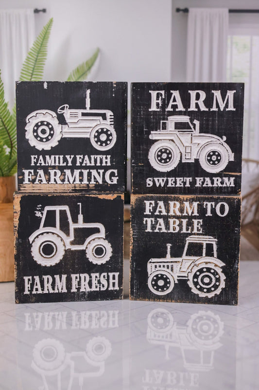 Wooden Farm Signs (Four Styles) - Whiskey Skies - GERSON COMPANIES