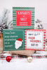 Wooden Holiday Quote Blocks (3 Styles) - Whiskey Skies - SPECIAL T IMPORTS INC