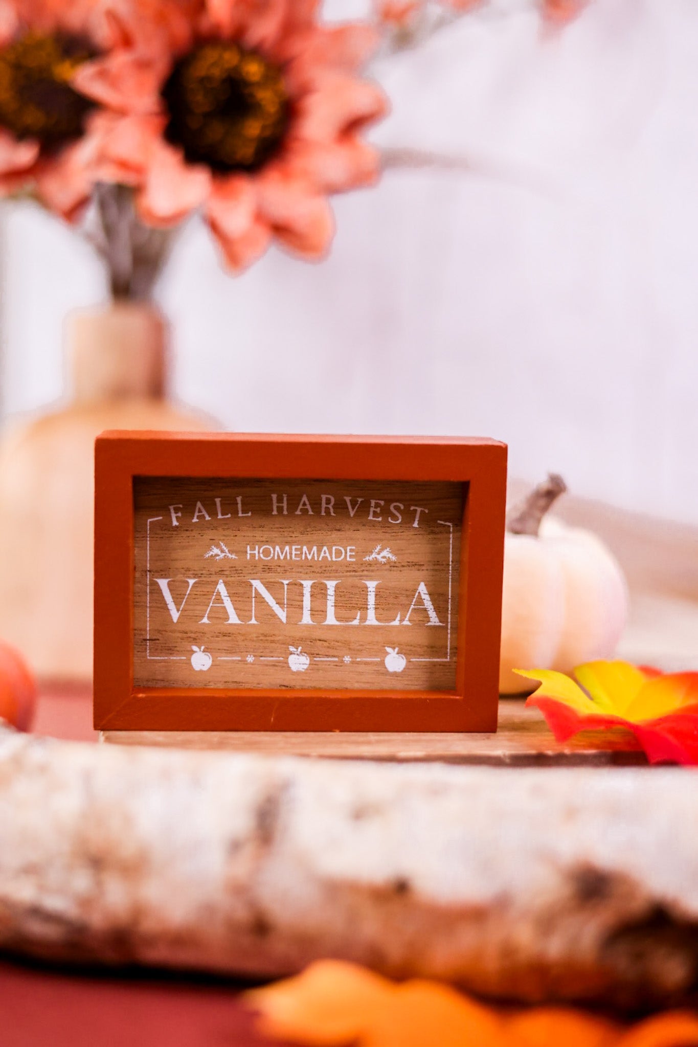 Wooden Tabletop Fall Harvest Signs (6 Styles) - Whiskey Skies - YOUNG'S INC