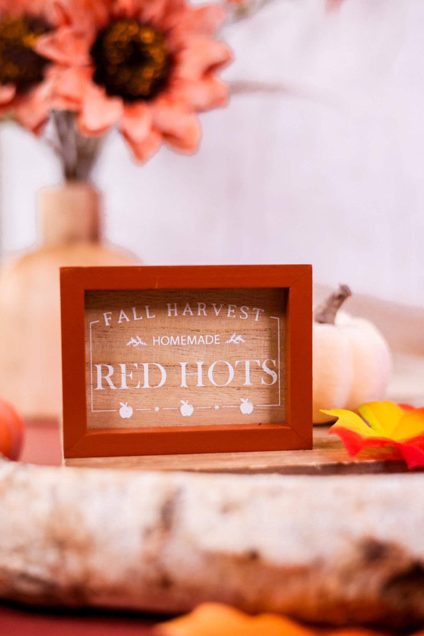 Wooden Tabletop Fall Harvest Signs (6 Styles) - Whiskey Skies - YOUNG'S INC