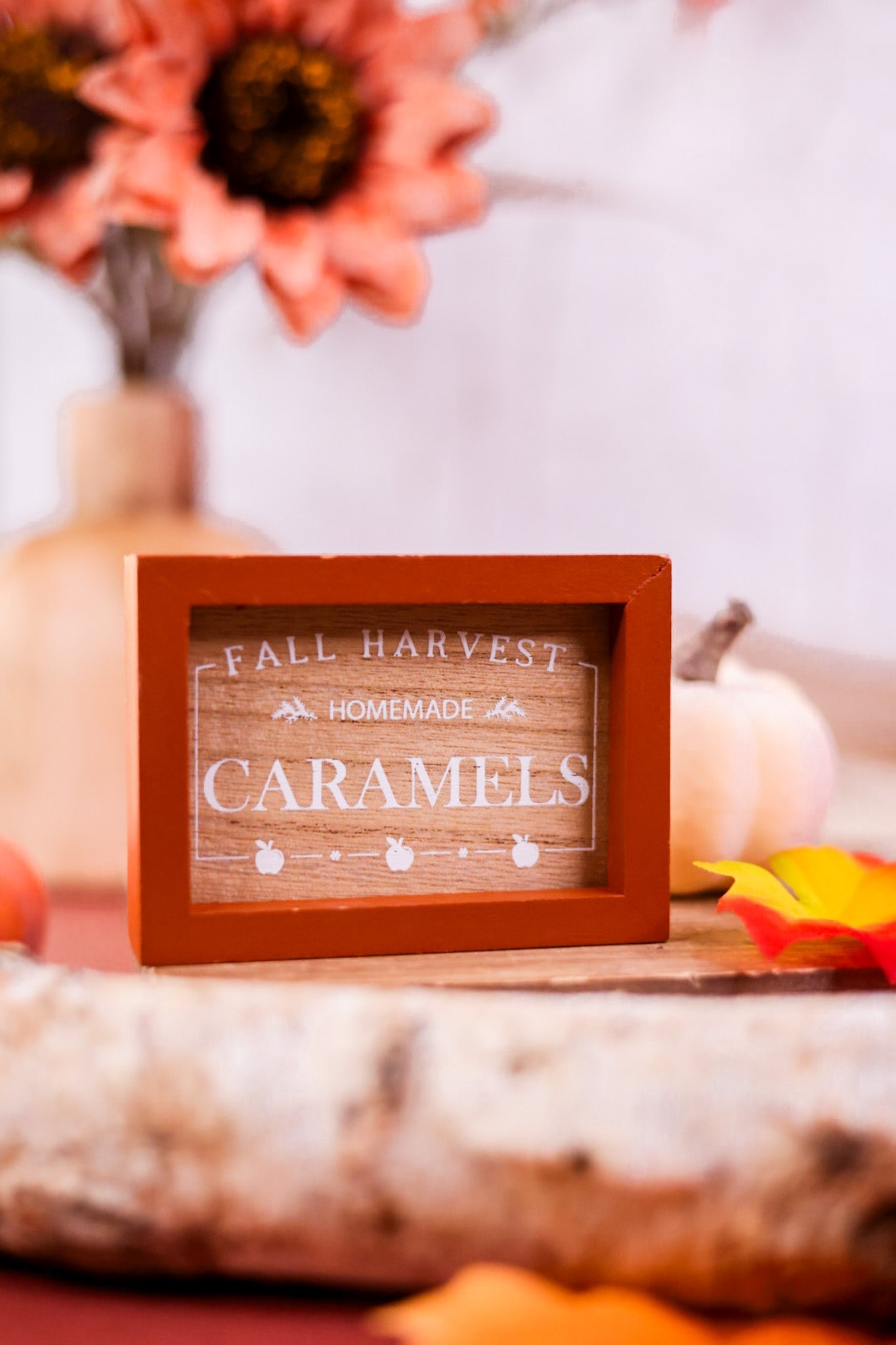 Wooden Tabletop Fall Harvest Signs (6 Styles) - Whiskey Skies - YOUNG'S INC