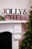 Wooden Tabletop/Wall Christmas Signs W/ Mirror Words (4 Styles) - Whiskey Skies - YOUNG'S INC