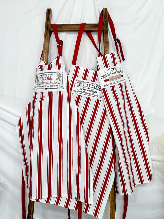 Woven Holiday Baking Apron - Whiskey Skies - YOUNG'S INC