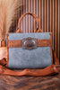 Wrangler Bag With Belt Buckle in Slate Blue - Whiskey Skies - MONTANA WEST
