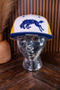 Wrangler "Free Spirit" Yellow, Blue, & White Trucker Hat - Whiskey Skies - CAPX