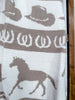 Wrangler Tan Rodeo Stretchy Throw Blanket - Whiskey Skies - CARSTEN'S ENTERPRISES INC.