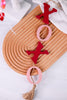 "XOXO" Pink & Red Vertical Garland - Whiskey Skies - DEVANIE AT HOME