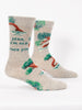Yeah, I'm Old. F*ck You Mens Crew Socks - Whiskey Skies - BLUE Q