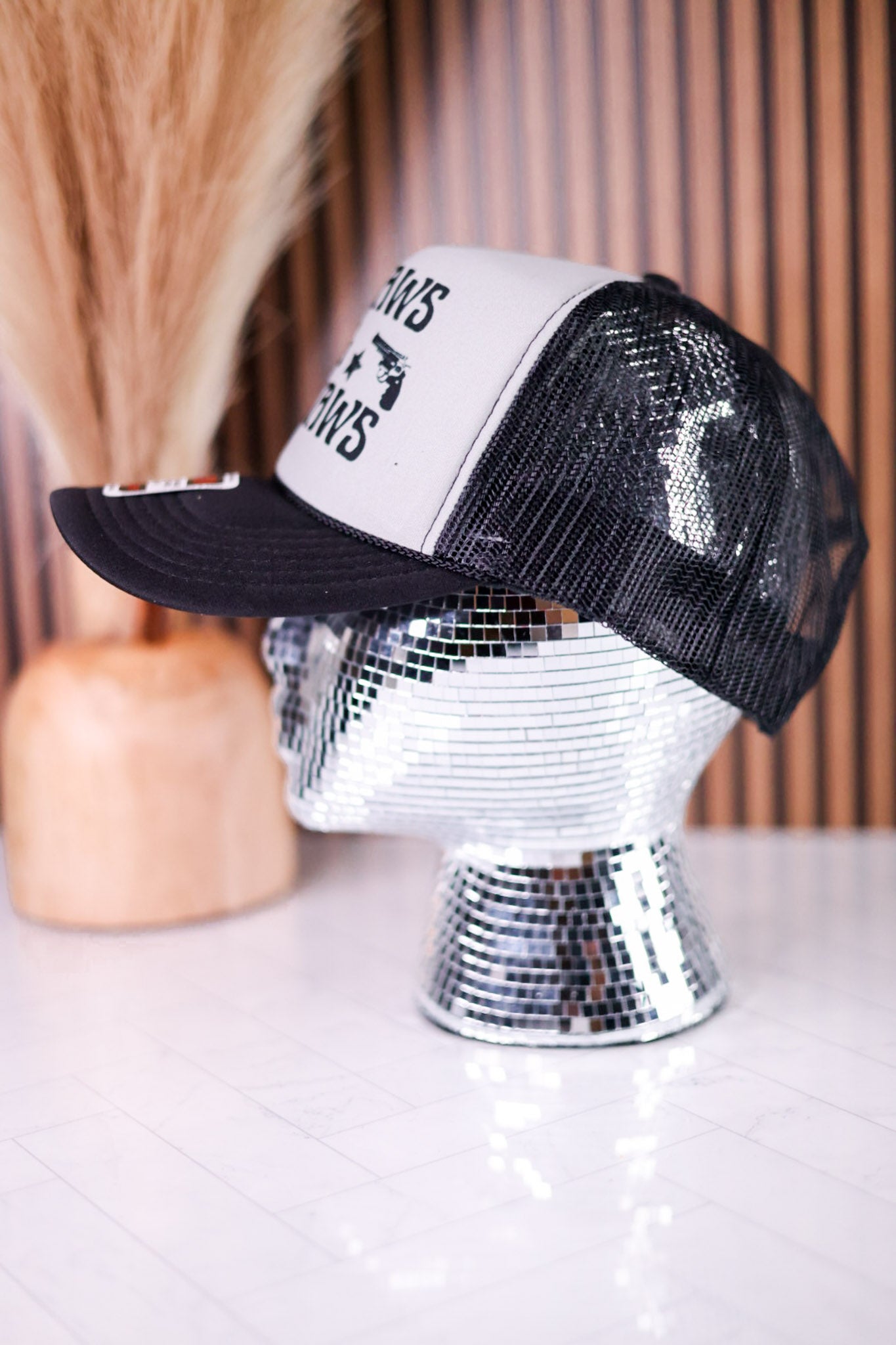 Yeehaws & Hellnaws Snapback Trucker Hat - Whiskey Skies - 1/2 PENNY WHOLESALE