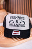 Yeehaws & Hellnaws Snapback Trucker Hat - Whiskey Skies - 1/2 PENNY WHOLESALE