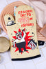 "Yell At Football" Oven Mitt - Whiskey Skies - BLUE Q