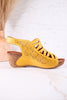 Yellow Leather Inocencia Wedge Sandals - Whiskey Skies - SPRING FOOTWEAR