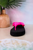 You Go Girl Flip Flops With Pink Straps - Whiskey Skies - CORKYS FOOTWEAR