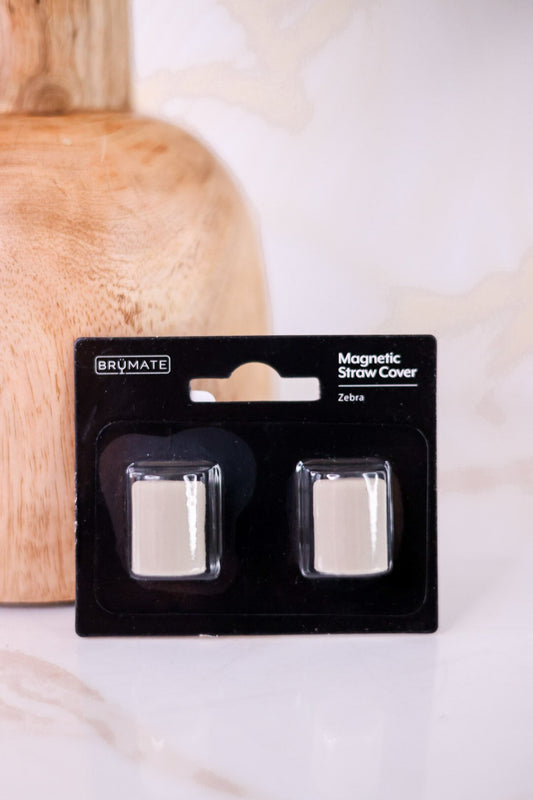 Zebra Brumate Magnetic Straw Covers - Whiskey Skies - BRUMATE