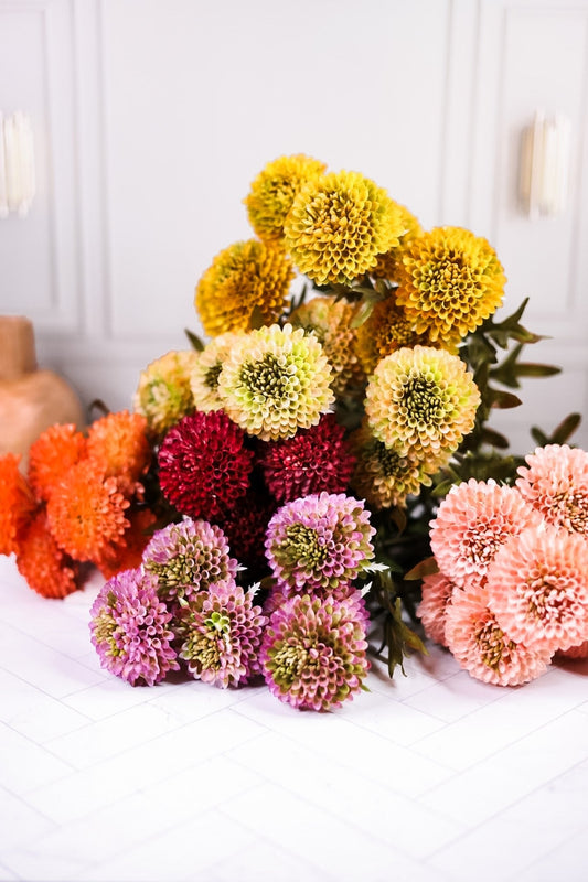 Zinnia Floral Bundles (6 Colors) - Whiskey Skies - KALALOU