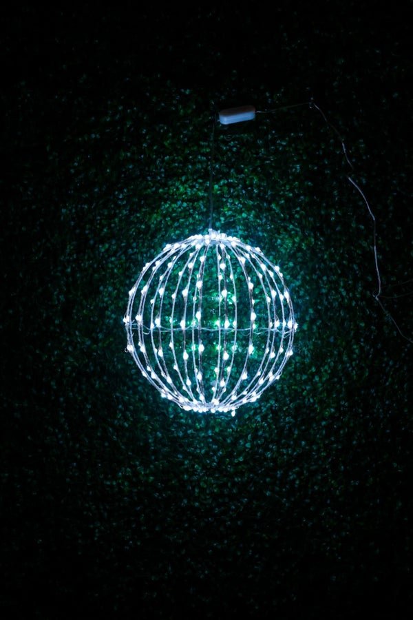 11.8" Color Changing Foldable LED Sphere - Whiskey Skies