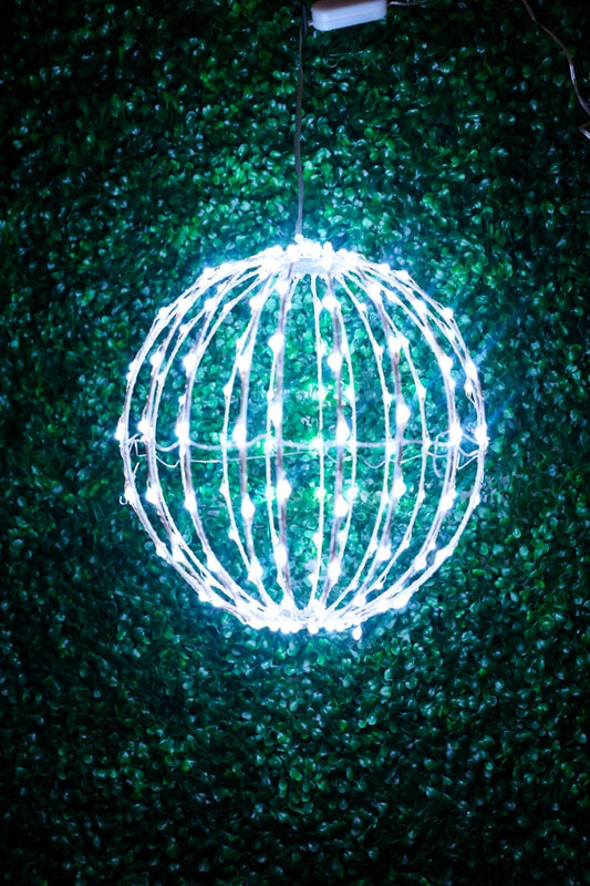 11.8" Color Changing Foldable LED Sphere - Whiskey Skies