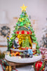 13.5" Musical Lighted Christmas Tree with Moving Scene - Whiskey Skies