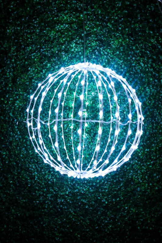 15.75" Color Changing Foldable LED Sphere - Whiskey Skies