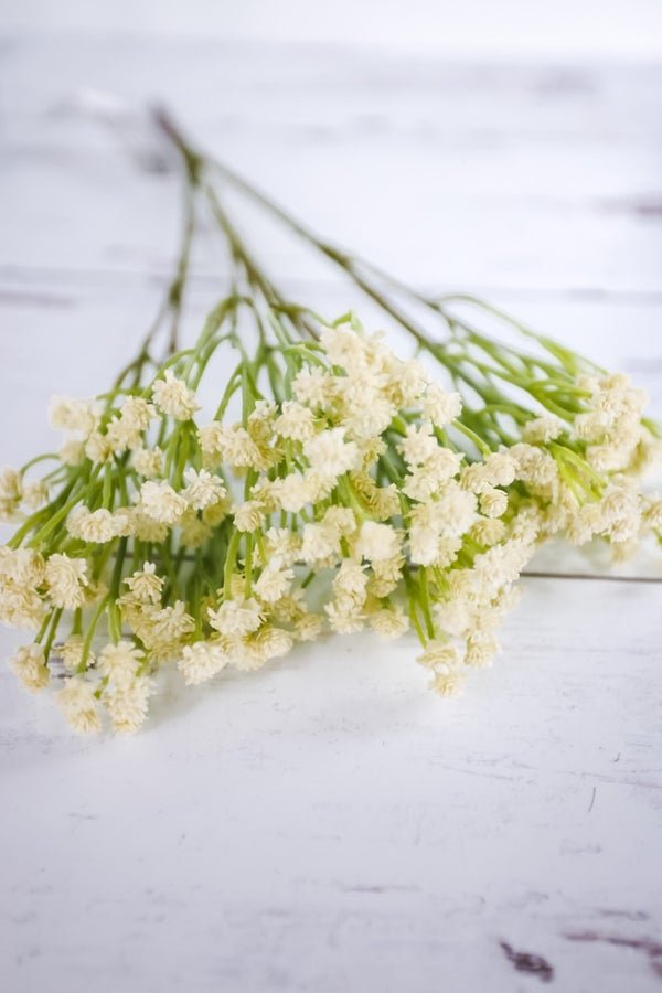 25" Cream Baby's Breath Spray - Whiskey Skies