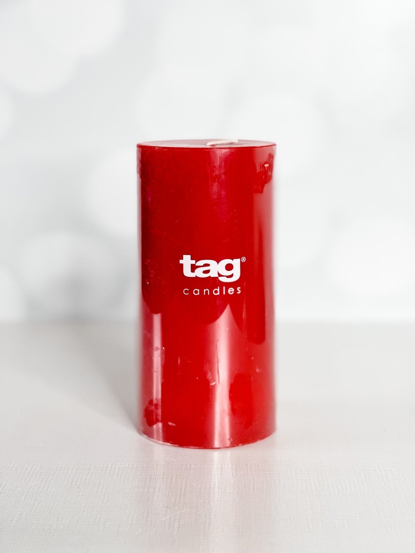 3X6 Red Pillar Candle *Final Sale* - Whiskey Skies