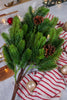 40 Inch Real Touch Fir Pine Branch With Pinecones - Whiskey Skies