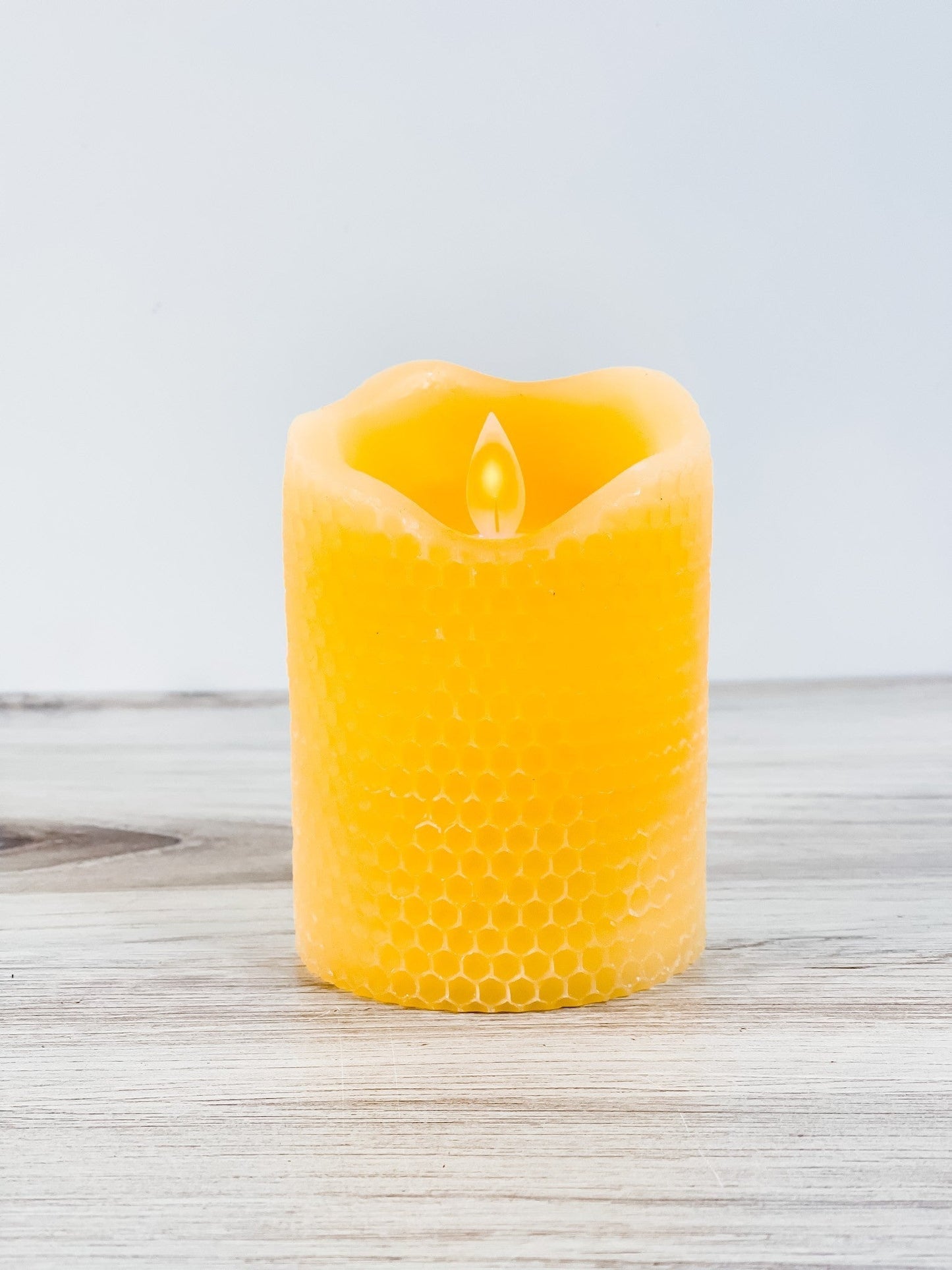 4.25" Honeycomb Candle - Whiskey Skies