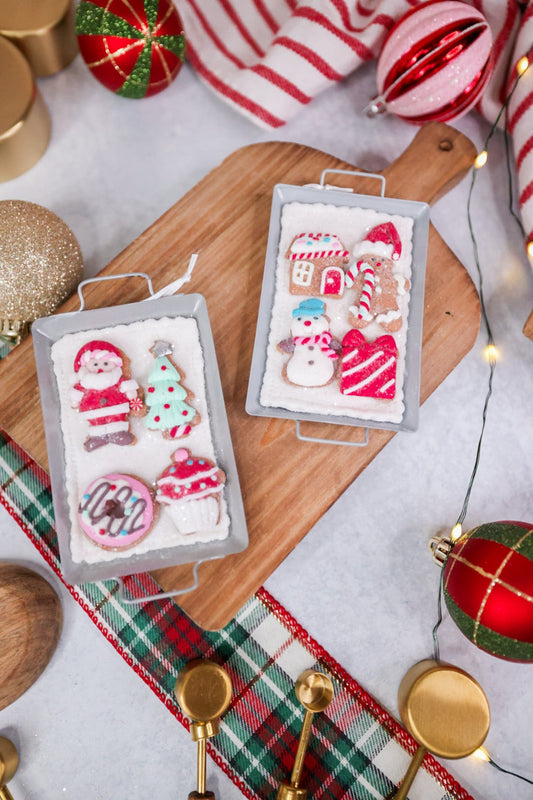 5" Clay Holiday Cookie Pan Ornament (2 Styles) - Whiskey Skies