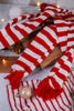 6' Striped Knit Scarf Garland - Whiskey Skies