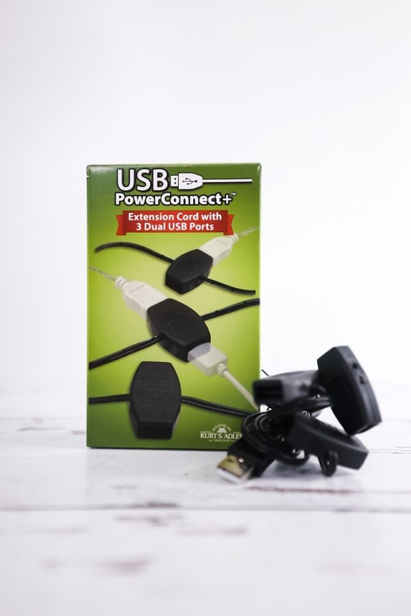 6' USB Power Extension Cord With 6 Power Outlets - Whiskey Skies