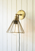 Antique Brass Wall Lamp - Whiskey Skies - KALALOU