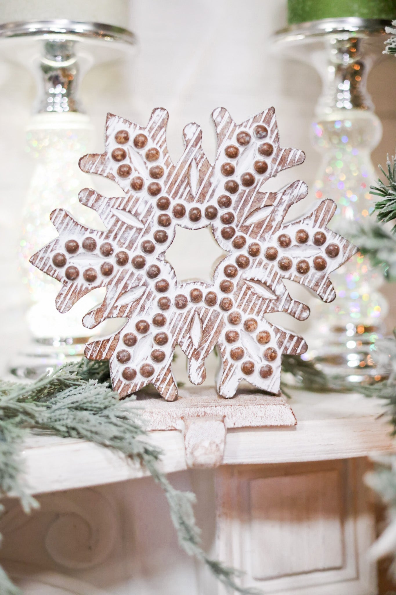 Antique White Stocking Hangers (Set Of Two) - Whiskey Skies